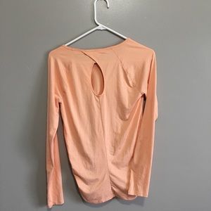Peach workout top